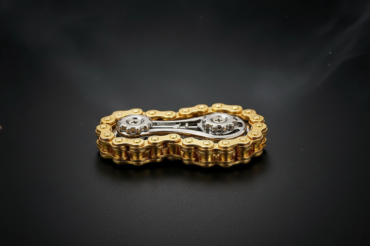 Hero Banner - Gold Chain Fidget Spinner